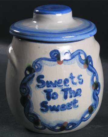 Bluette Oversize Sugar Bowl & Lid