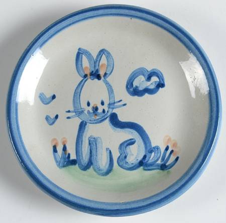 Country Scene Blue Coaster