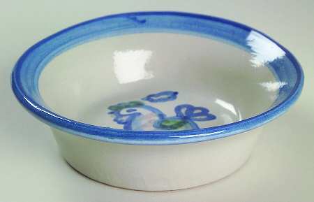 Country Scene Blue Ramekin