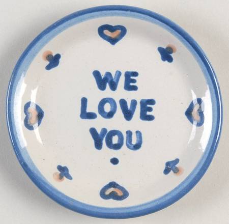 Country Scene Blue Coaster