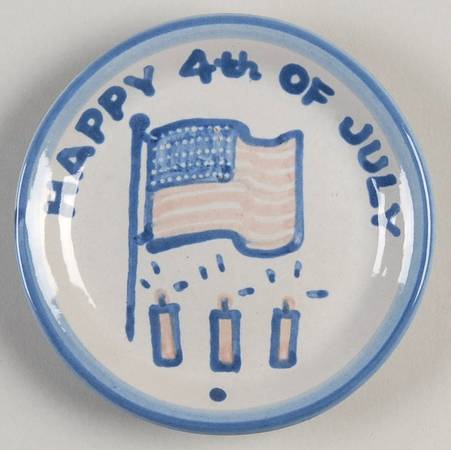 Country Scene Blue Coaster