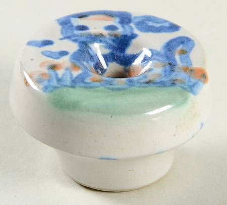 Country Scene Blue Drawer/Cabinet Pull/Knob