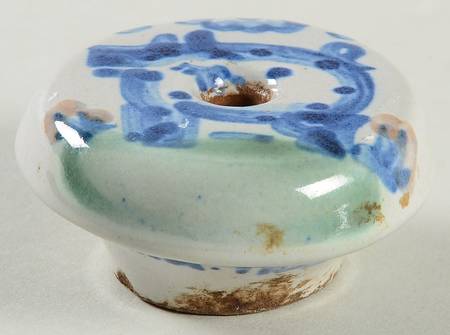 Country Scene Blue Drawer/Cabinet Pull/Knob