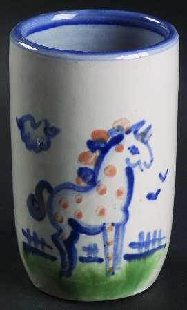 Country Scene Blue 9 Oz Tumbler