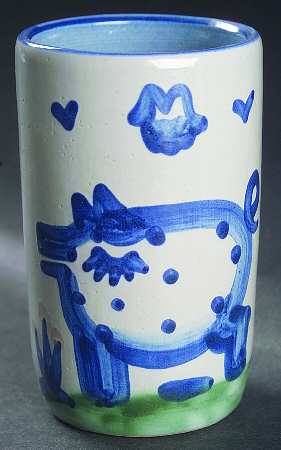 Country Scene Blue 9 Oz Tumbler