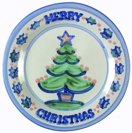 Christmas 12" Chop Plate (Round Platter)