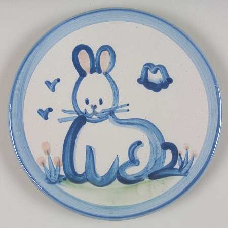 Country Scene Blue Trivet