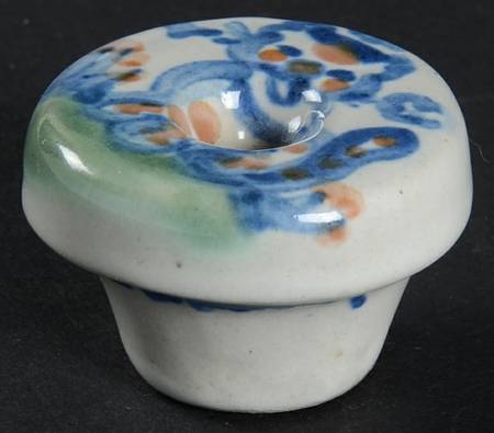 Country Scene Blue Drawer/Cabinet Pull/Knob