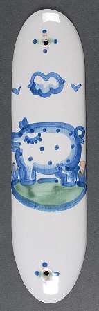 Country Scene Blue Door Guard