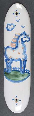 Country Scene Blue Door Guard