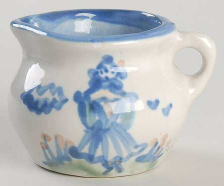 Country Scene Blue Mini Creamer