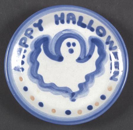 Country Scene Blue Coaster