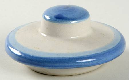 Country Scene Blue Lid for Mini Coffee Pot
