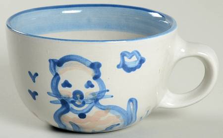 Country Scene Blue Oversized Cup