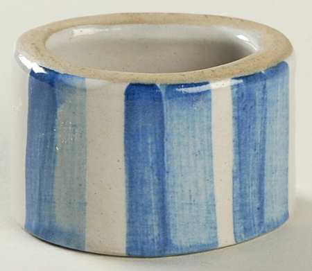 Country Scene Blue Napkin Ring