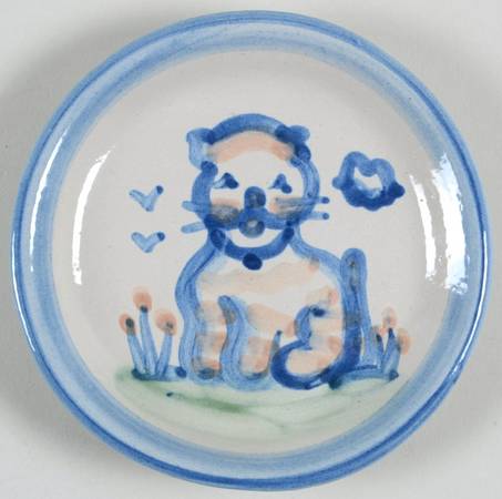 Country Scene Blue Coaster