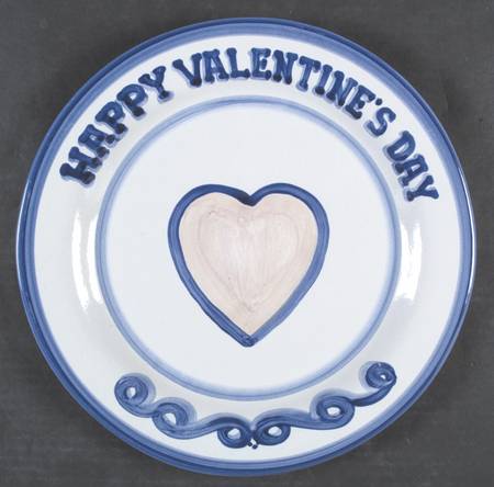 Country Scene Blue 12" Chop Plate (Round Platter)
