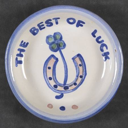 Country Scene Blue Coaster