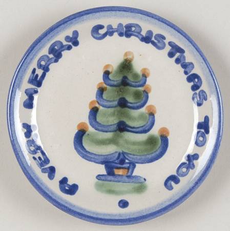 Country Scene Blue Coaster