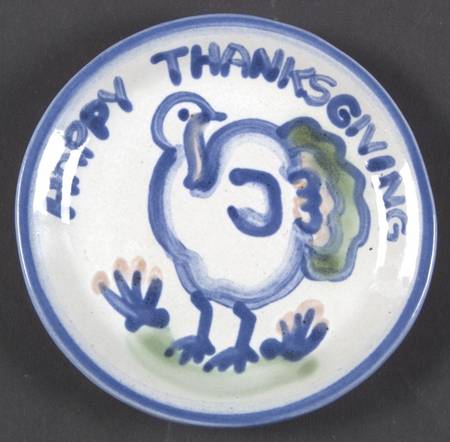 Country Scene Blue Coaster