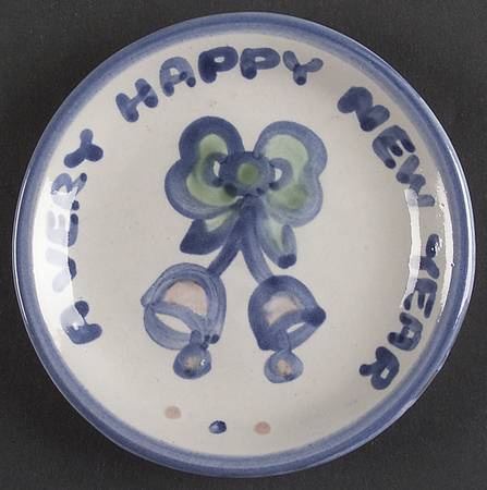 Country Scene Blue Coaster