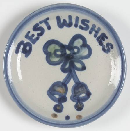 Country Scene Blue Coaster