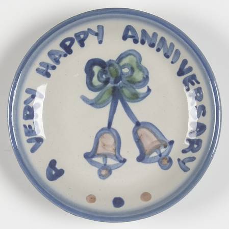 Country Scene Blue Coaster