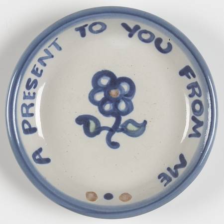 Country Scene Blue Coaster