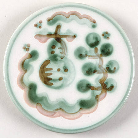 Pear and Grape Green Trivet