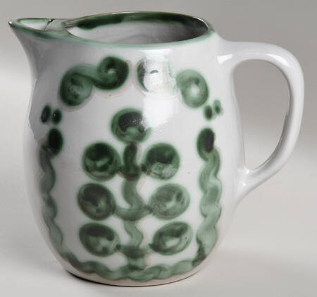 Pear and Grape Green Coffee Pot No Lid