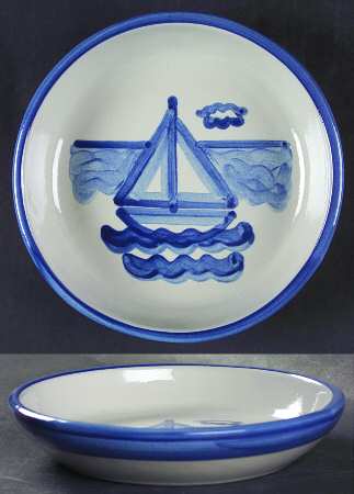 Sailboat 7" Individual Pasta Bowl