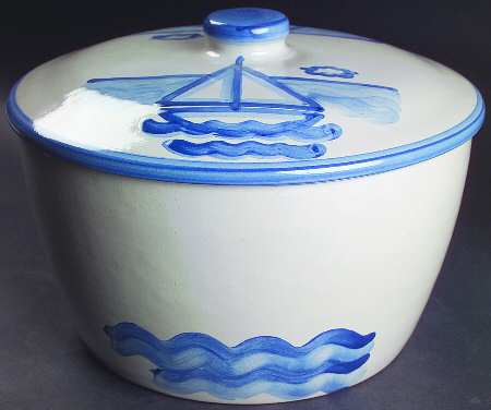 Sailboat Large Tureen/Baker & Lid