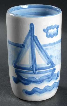 Sailboat Tall China Tumbler