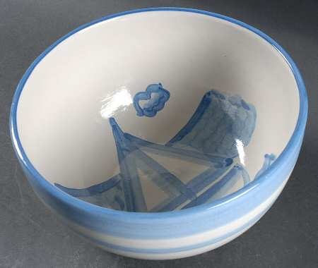 Sailboat 8" Salad Serving Bowl