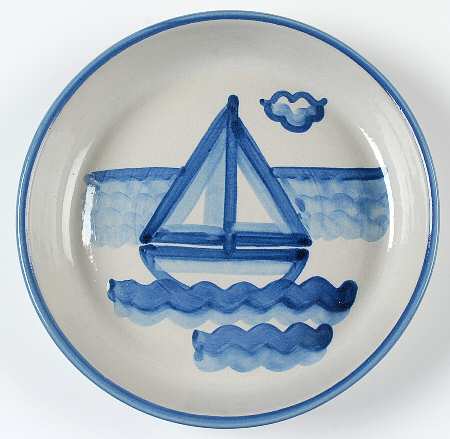Sailboat Pie Serving Plate