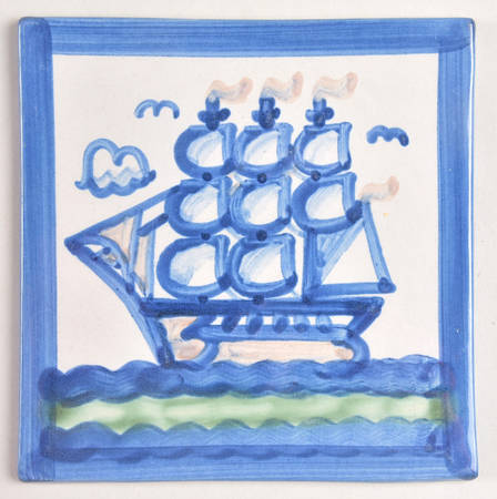 Ship & Whale Trivet