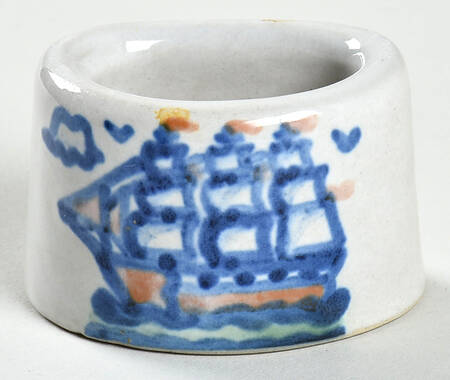 Ship & Whale Napkin Ring