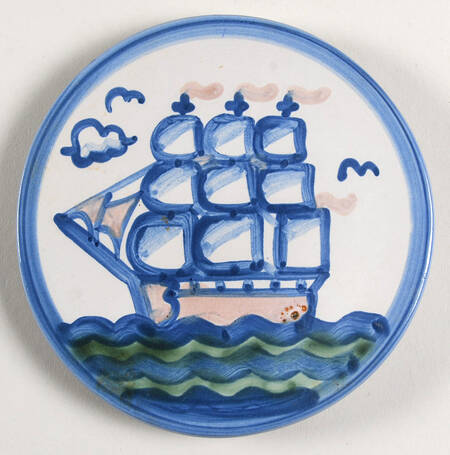 Ship & Whale Trivet