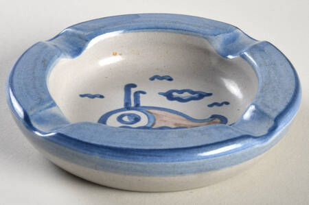 Ship & Whale 5" Ashtray