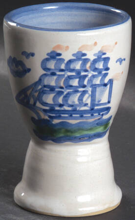 Ship & Whale Single Egg Cup