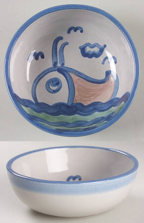 Ship & Whale Coupe Cereal Bowl
