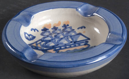 Ship & Whale 5" Ashtray