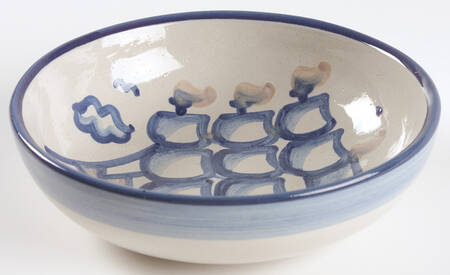 Ship & Whale Coupe Soup Bowl