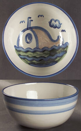 Ship & Whale 8" Salad Serving Bowl