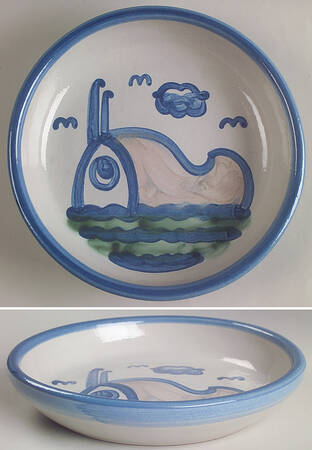 Ship & Whale 7" Individual Pasta Bowl