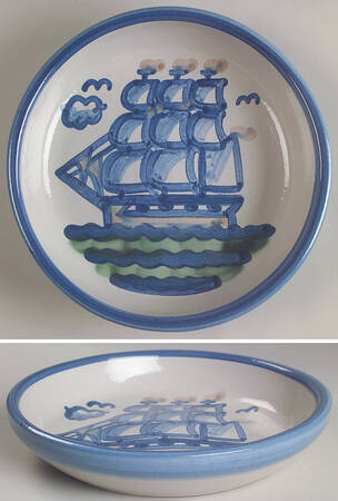 Ship & Whale 7" Individual Pasta Bowl