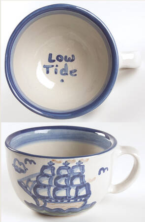 Ship & Whale Oversized Cup