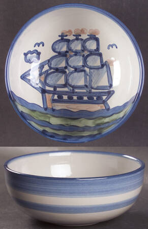 Ship & Whale 6" Salad Serving Bowl