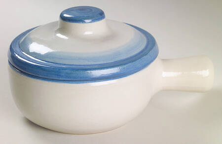 Ship & Whale Porringer & Lid