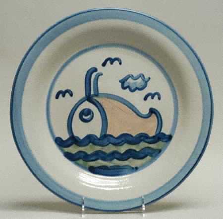Ship & Whale 12" Chop Plate (Round Platter)